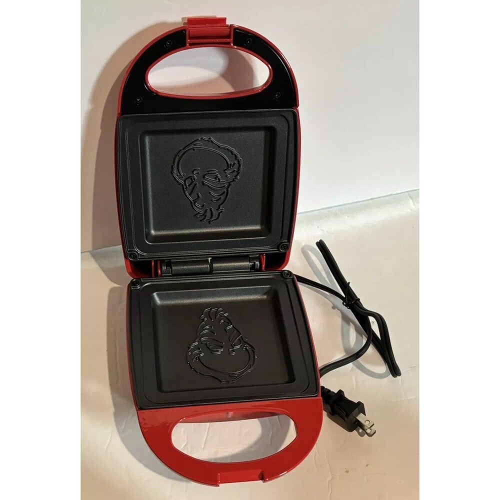 Dr. Seuss The Grinch Red Uncanny Grilled Cheese Panini Sandwich Maker New in Box - Picture 6 of 11